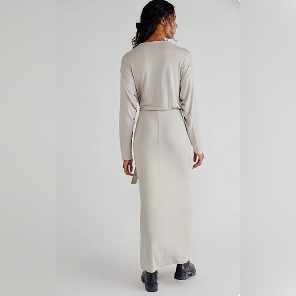 Free People - Alyssa Long Sleeve Wrap Dress - Picture 3 of 12